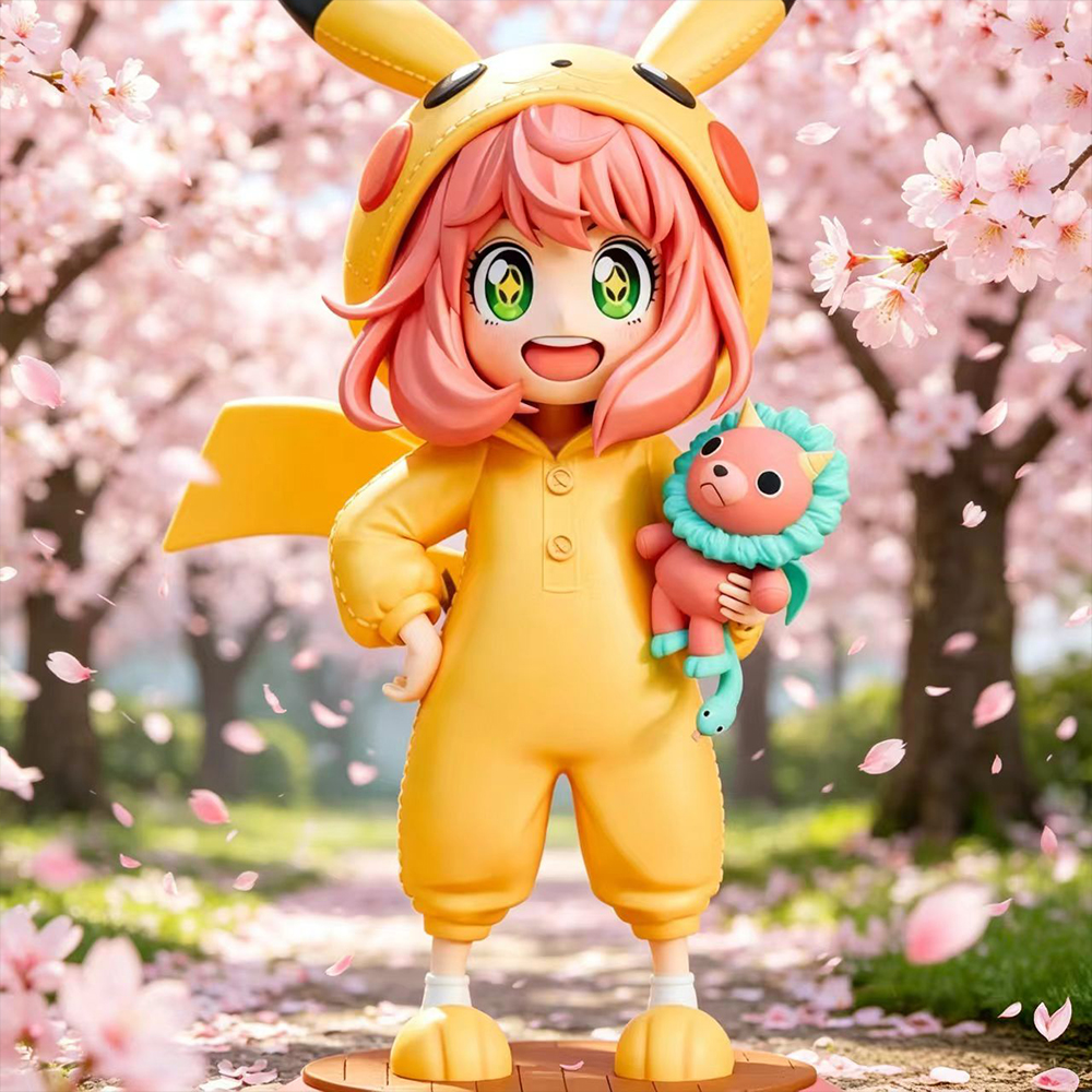 Anime Cosplay Anya - Kawaii Anya Forger X Pikachu Cosplay