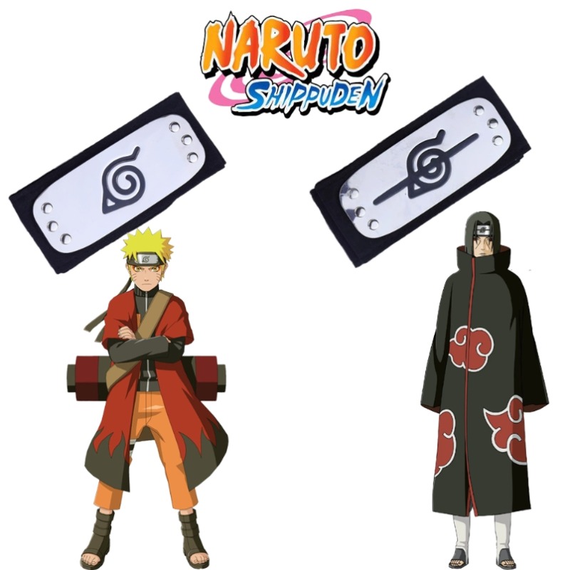 Naruto Headband Metal - Anime Naruto Ninja Headband Uzumaki Akatsuki