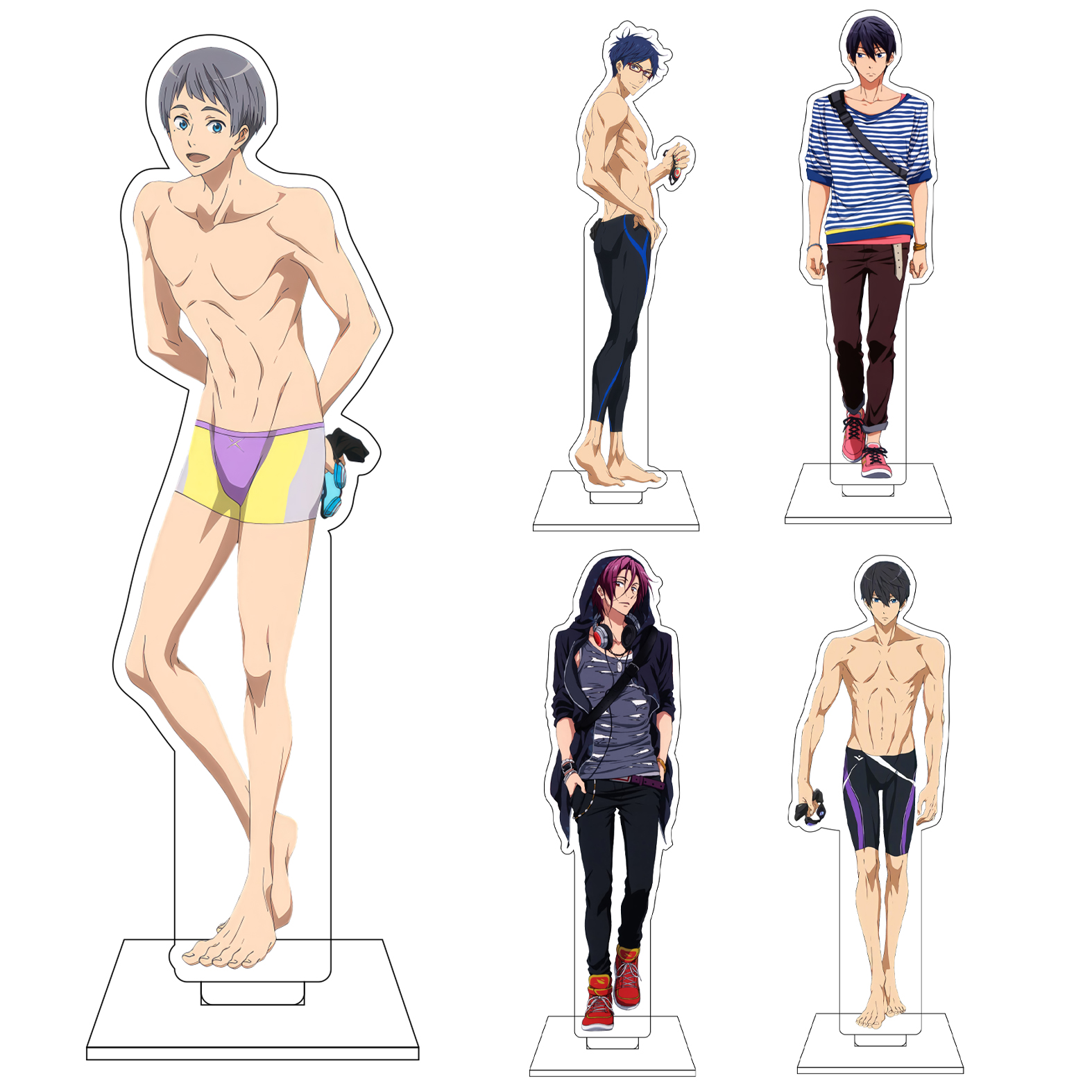 Anime Cosplay In Japan - 16CM Anime Free! Cosplay Acrylic Stand