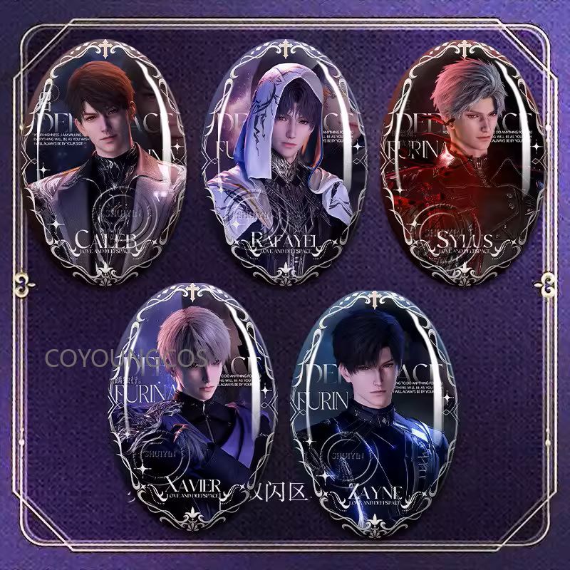 Anime Cosplay Characters - Love and Deepspace Exquisite Oval Badge
