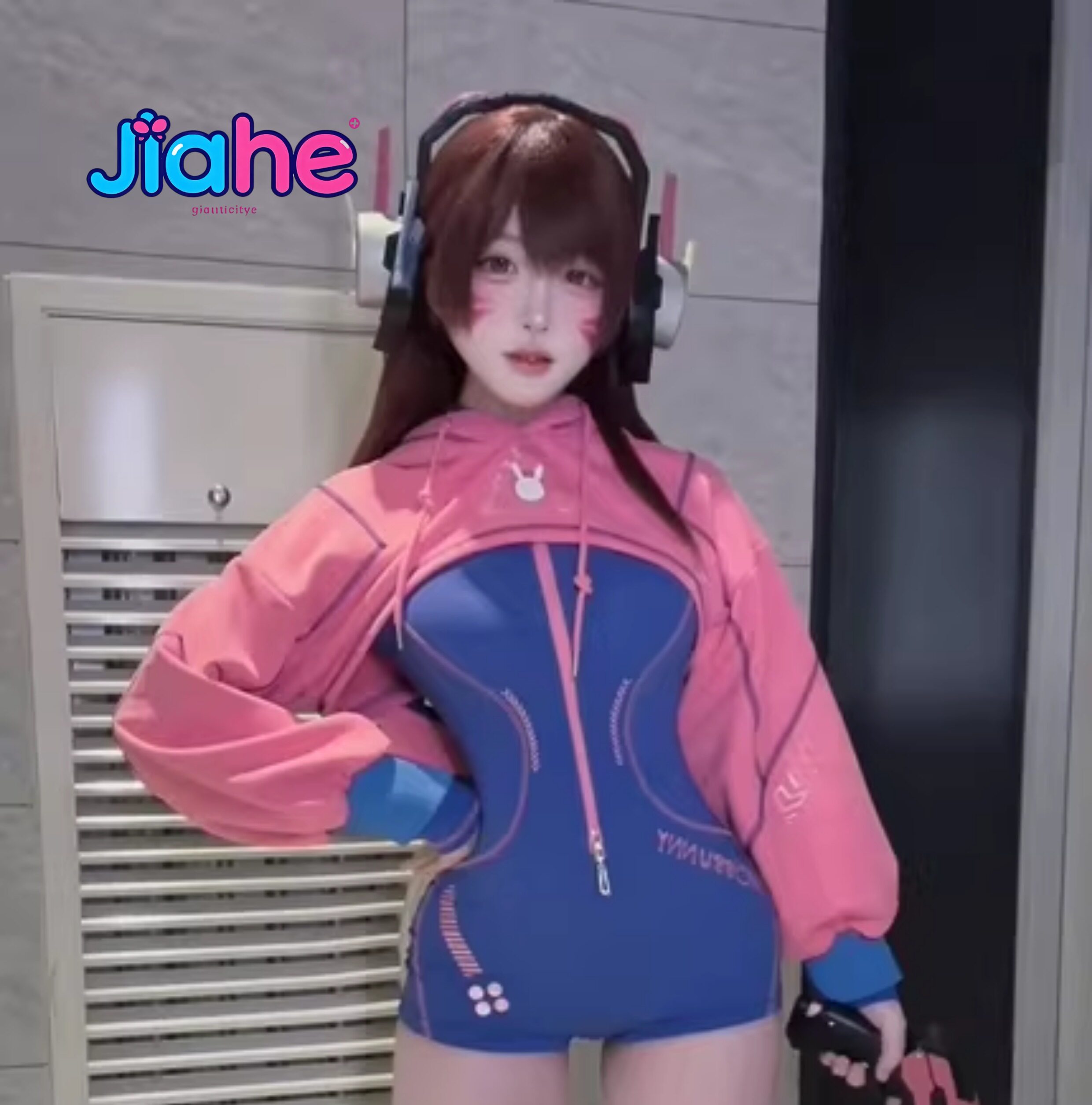 Anime Cosplay Swimsuit - In stock D.Va Overwatch Cosplay Costume