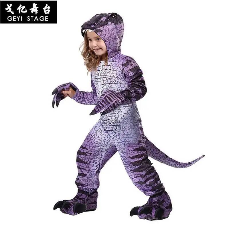 Anime Cosplay Girl - Raptor Halloween new Purple Raptor Jurassic