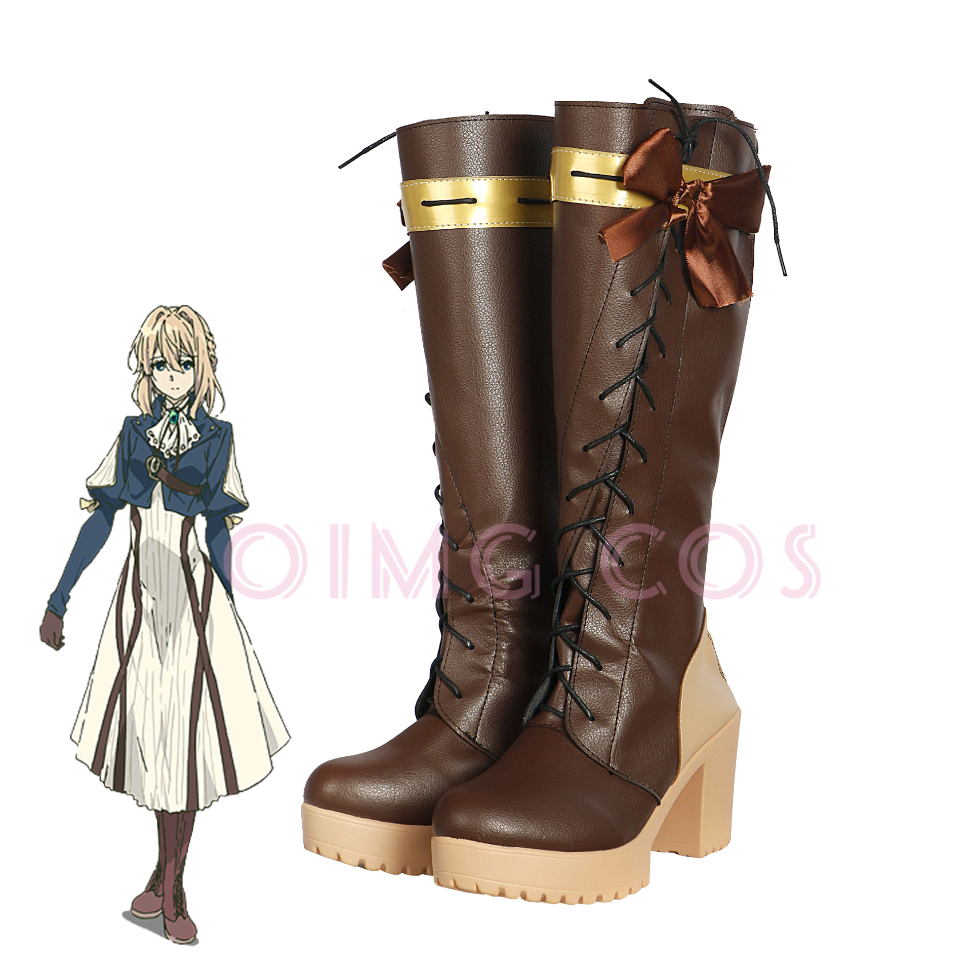 Violet Evergarden Cosplay Shoe - đánh giá và giá Violet Evergarden Dress