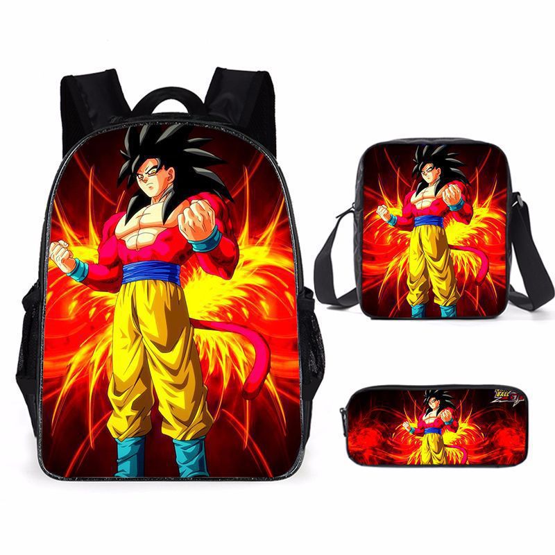 Kawaii Cartoon Saiyan Print Ba - đánh giá và giá Anime Cosplay Ai