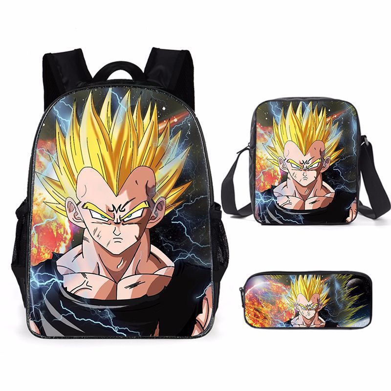 Kawaii Cartoon Saiyan Print Ba - đánh giá và giá Anime Cosplay Ai