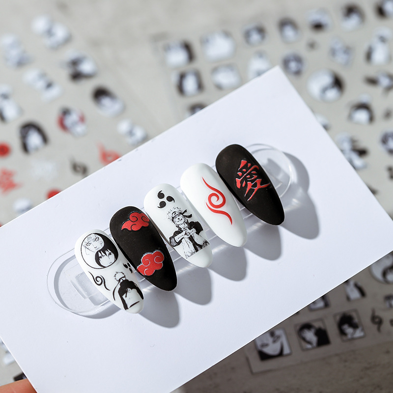 Narutos Peripheral 5D Nail Art - đánh giá và giá Naruto Headband Metal