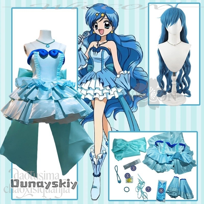 Am C S@Anime Mermaid Melody Co - đánh giá và giá Anime Cosplay Long Hair