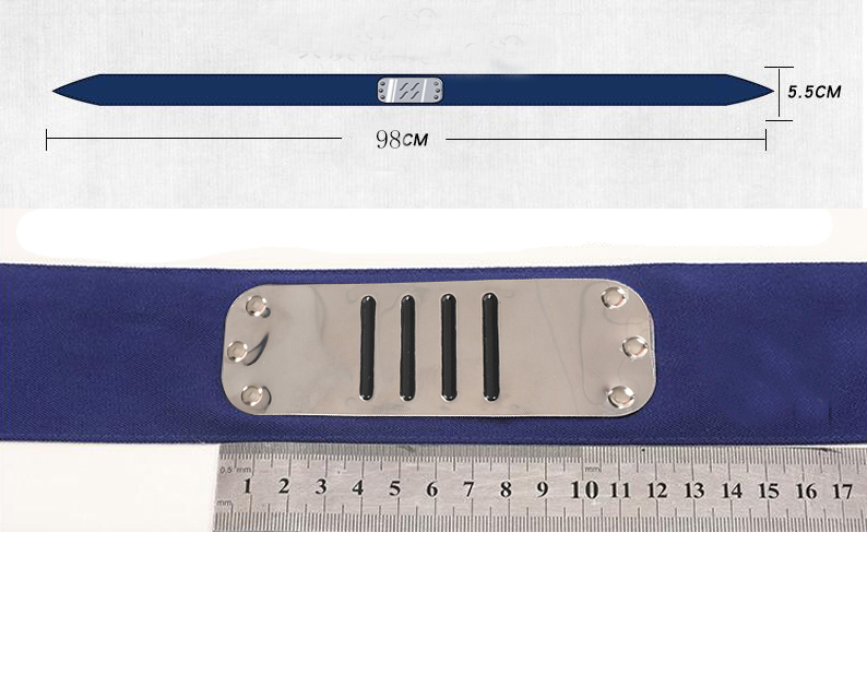 NARUTO Killer Bee Gaara  Zabuz - đánh giá và giá Naruto Headband Metal