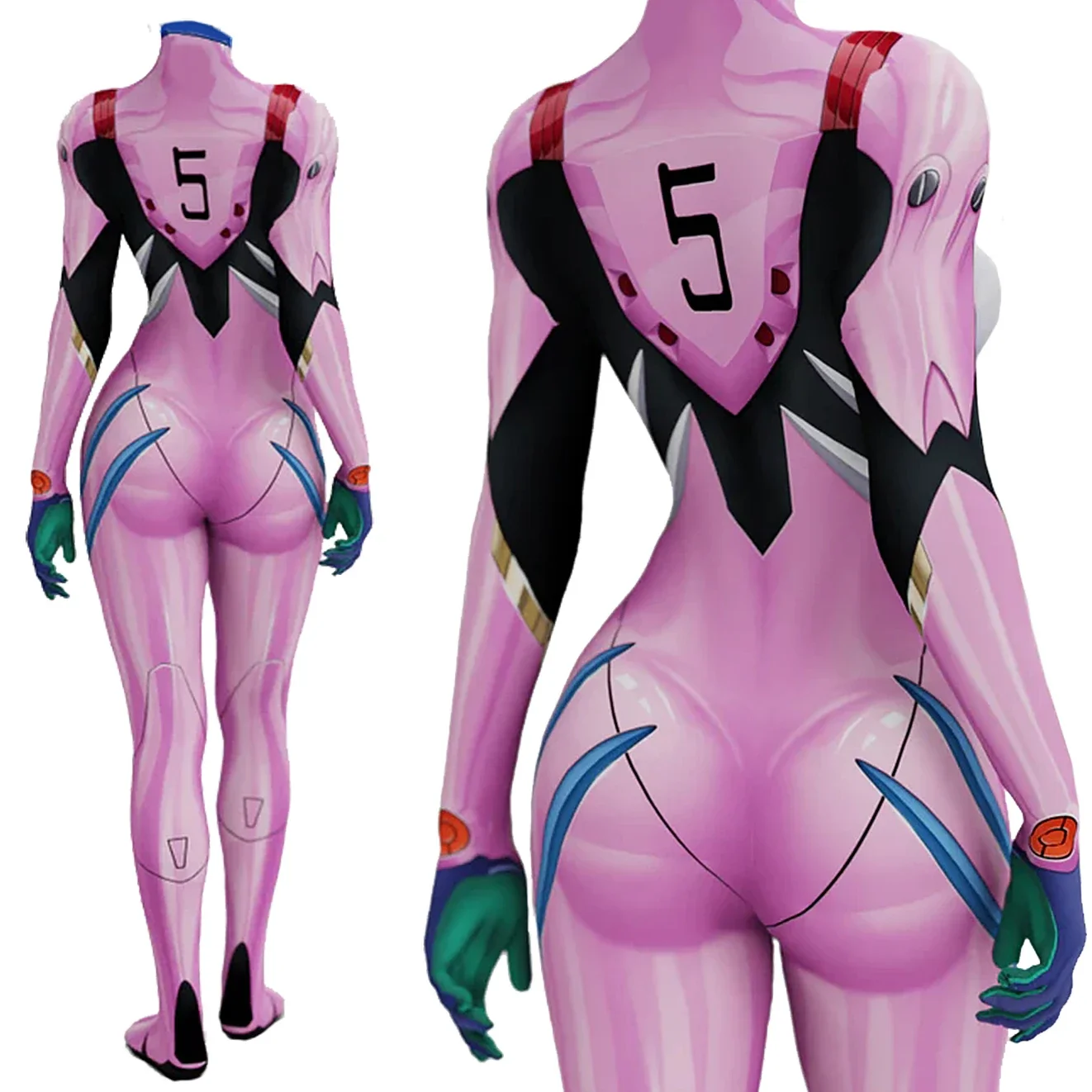 Anime EVA 05 Makinami Cosplay  - đánh giá và giá Anime Cosplay Girl