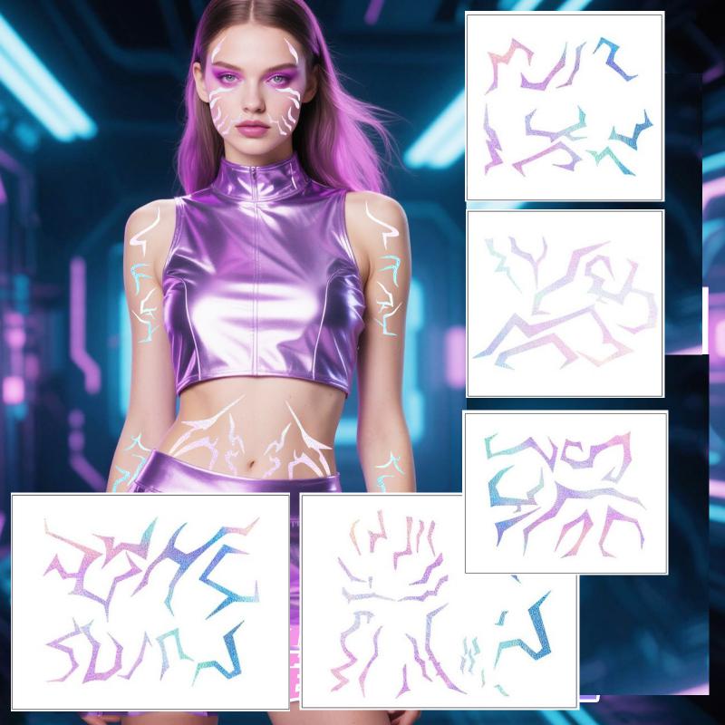 5pcs/set Laser Cute cartoon An - đánh giá và giá Anime Cosplay Makeup