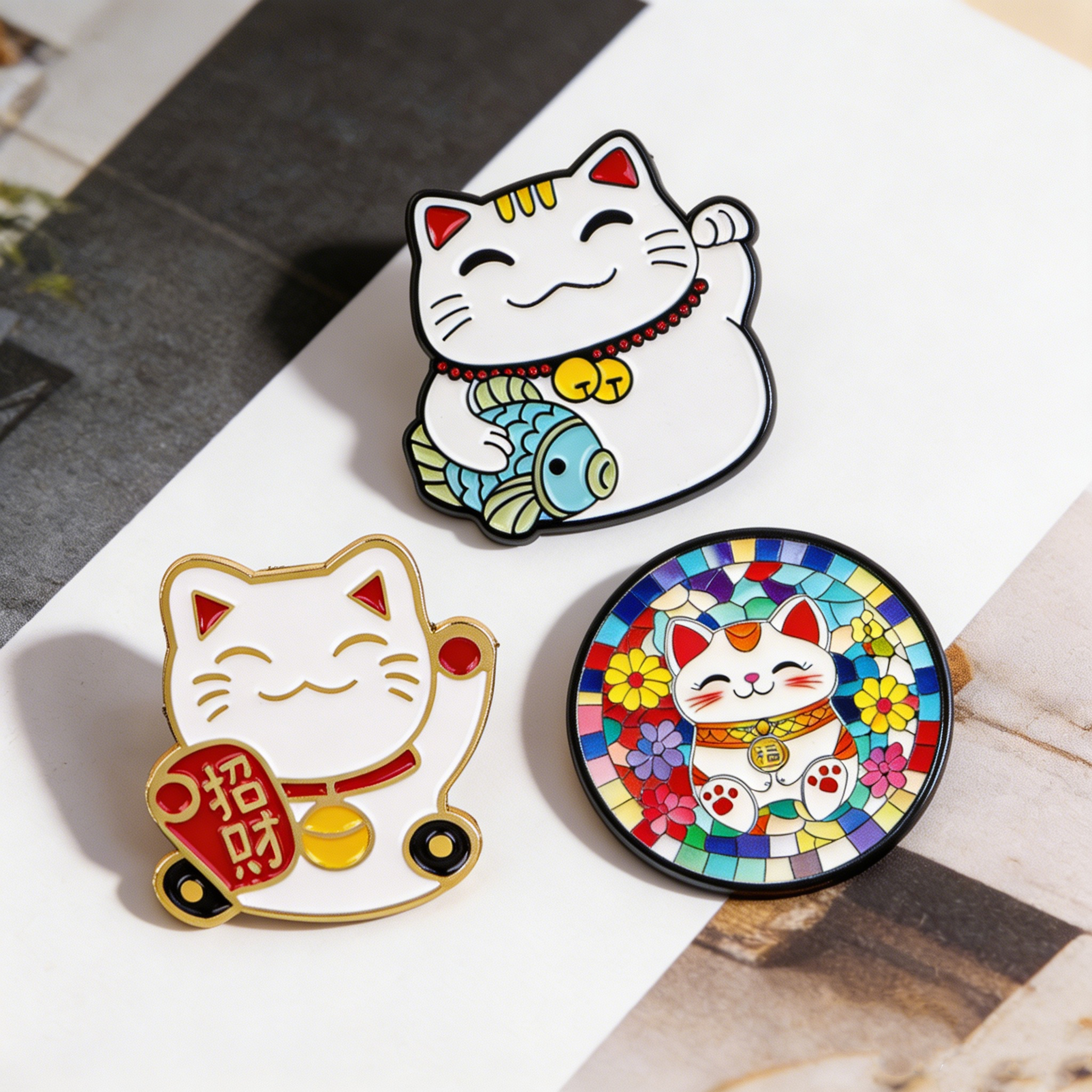 3pcs/Set Japanese Lucky Cat En - đánh giá và giá Naruto Headband Metal