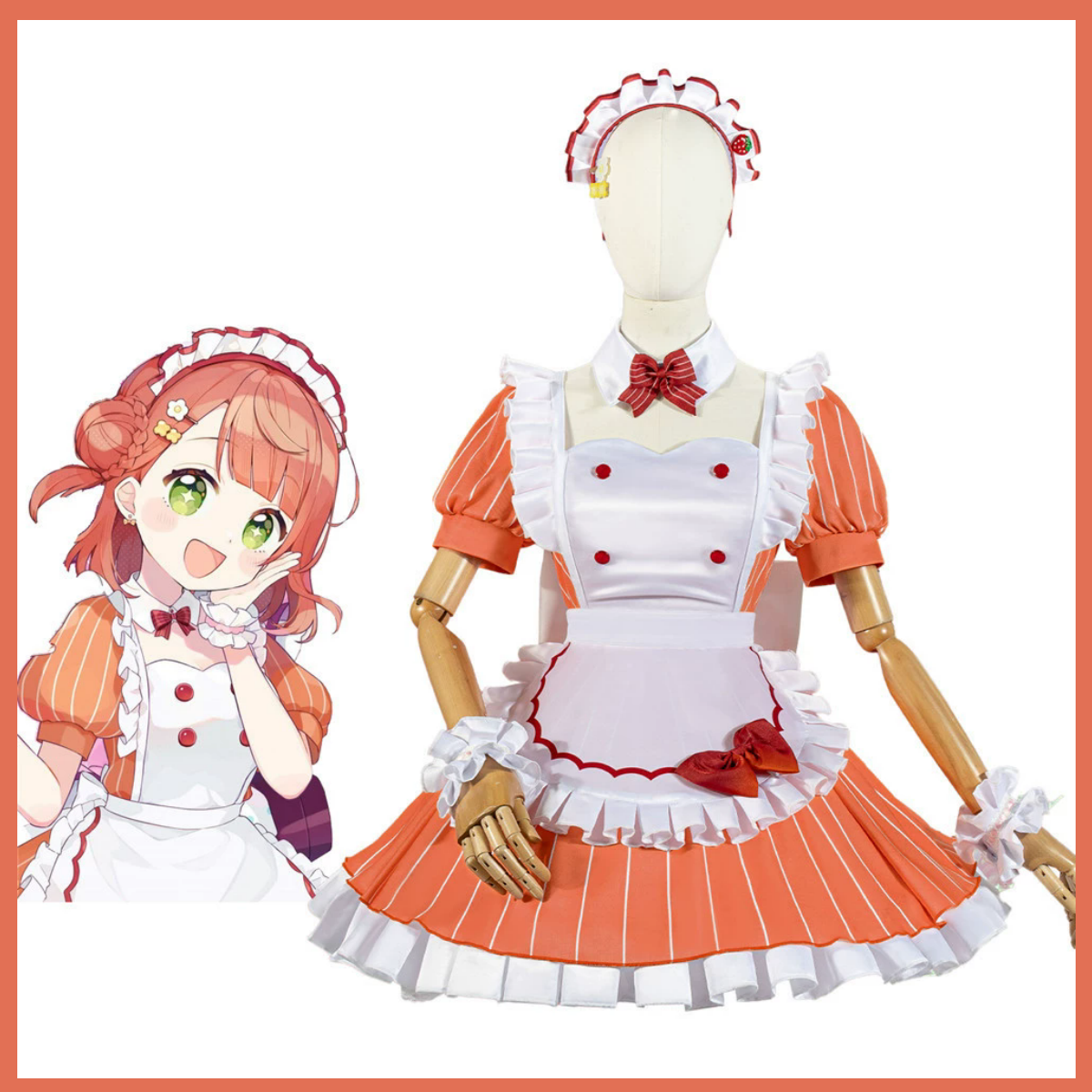 Maid Dress Lolita Skirt Wig Wo - đánh giá và giá Anime Cosplay Maid