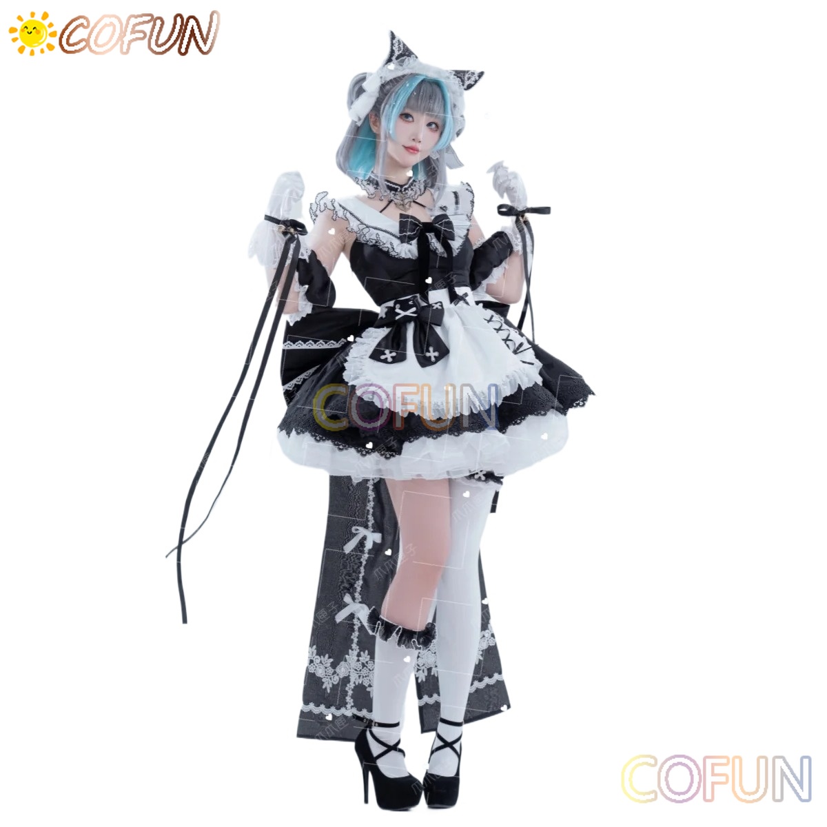 COFUN Game Azur Lane Cheshire  - đánh giá và giá Anime Cosplay Maid
